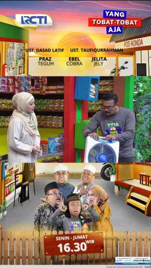 @ebel_cobra malah nawar kipasnya @tasyakamila 🤣
Sore ini ngabuburitnya ditemenin @tasyakamila🤗

Saksikan Yang Tobat-Tobat Aja Senin-Jumat p