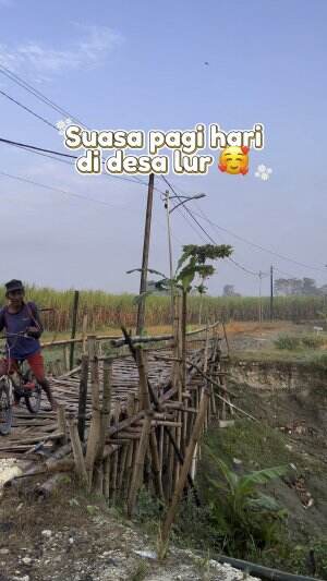 Suasana pagi hari lur  #suasanadesa 
