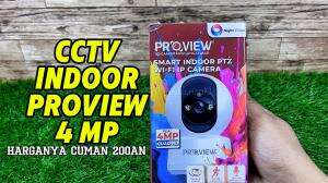 Unboxing CCTV WIFI terbaru PROVIEW INDOOR PTZ 4 MP fiturnya komplit banget.
