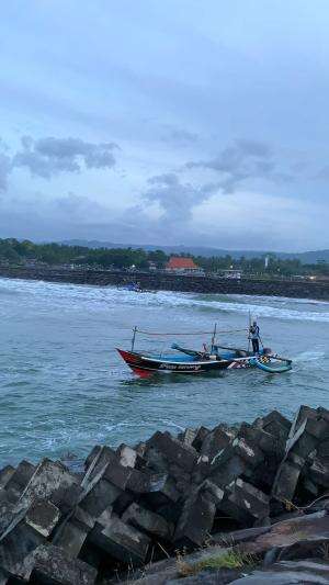 tikungan muara yg berbahaya #nelayan #laut #skils #fyp #trending