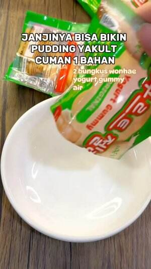 janjinya bisa bikin pudding 1 bahan