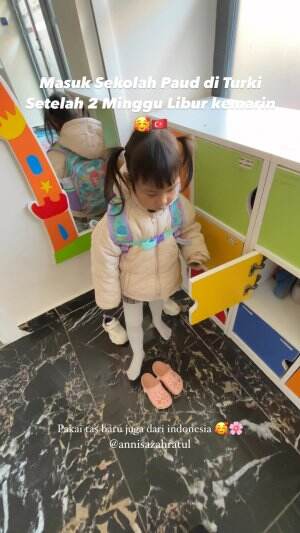 Masuk sekolah lagi setelah libur 🥰🇹🇷🇮🇩 #indoturki #mixbaby #anak #mixmarriage #bocilobocili #rctiplus #tinggalditurki