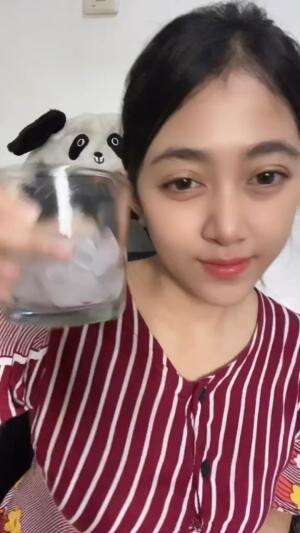 Susu kacang mede + sale pisang  #reviewmakanan 