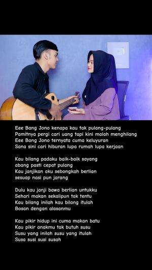 LIRIK LAGU BANG JONO - ZASKIA GOTIK (Kau bilang padaku baik baik sayang) Cover Ivan sany #ivansany 