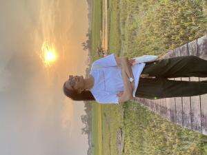 Sunset 🌤️dan sawah 🌾