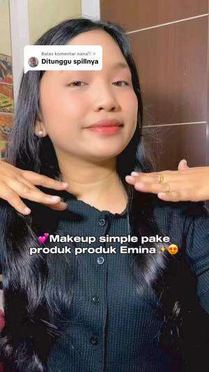 makeup pake produk emina yang harganya affordable #emina #Beauty #contentcreator 