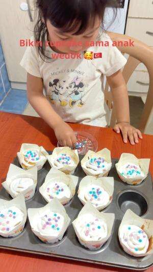 Bikin cupcake sama anak wedok #RCTIPlus 