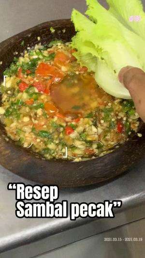 Resep saambal pecak #audisionlinemasterchefseason13