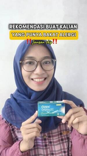 OZEN TABLET ~ Membantu meredakan alergi, minim efek kantuk #ozen #obatalergi #rctiplus #hotrcti 