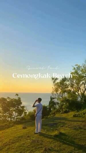Sunset point cemongkak beach, Bali