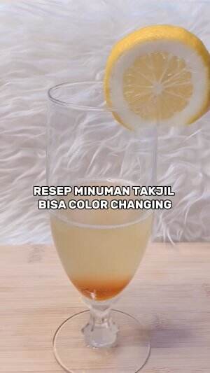 minuman yg bisa berubah warna buat menu takjilan 