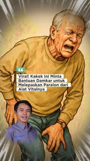 VIRAL. Kakek Pasang Pralon Ke Alat Vital.  #Viral 
