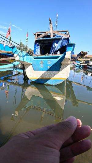 plis diam udang? #mancing #fishing #shrimp #udang #nelayan #laut #jaring #ikan #reelsviral #animals #skill #fyp #trending