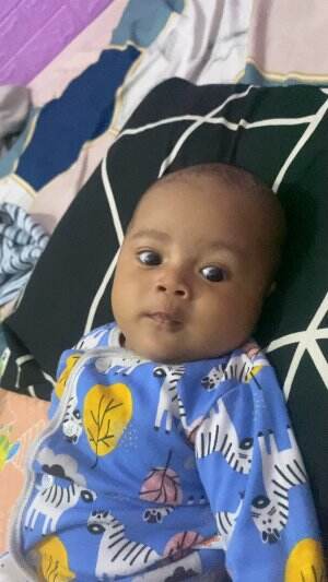 bayi 3 bulan ku guyss cerewet dan aktif bgt🤭😍