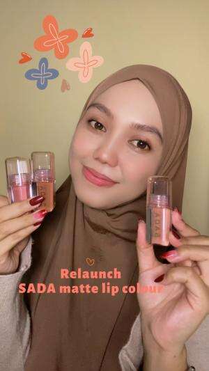 Emang sebagus itu matte lip colour dari SADA nih! 😍✨❤️