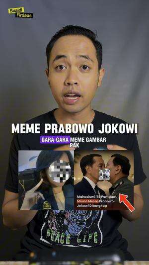 Viral Mahasiswi ITB  Membuat Meme Pak Prabowo dan Pak Jokowi Beciuman #Infotaiment  #berita  #Berita Terkini 
