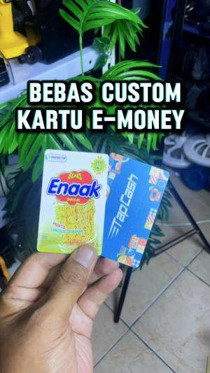 yuk custom kartu e-money kamu agar tampil unik dan beda dengan yang lainnya. 

#customkartu #customemoney #customekartutoll #customkartuflaz