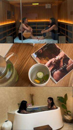 Sauna dan berendam air dingin