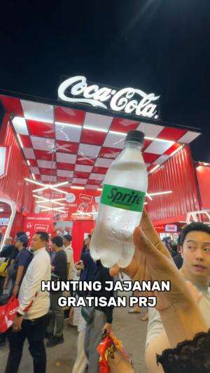 jajanan gratis apa aja yang udah kalian dapet di PRJ ?