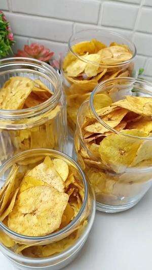 Kripik Pisang Tanduk super mudaaahh