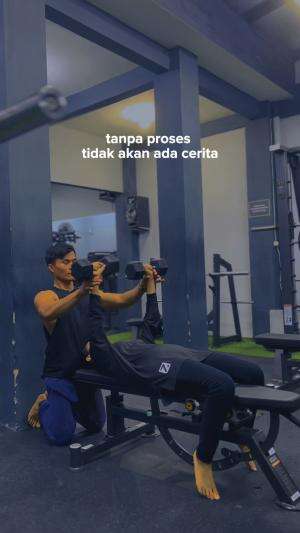 Pemula saling suport yu  #gym  #RCTIPlus 