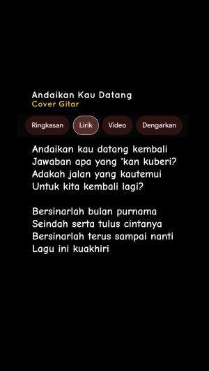 Lirik Lagu Andaikan Kau Datang Kembali (ANDMESH - ANDAI KAU DATANG KEMBALI) Cover Gitar #lyrics