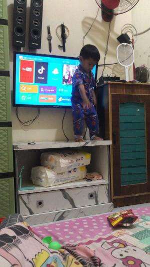 Saat toddler cosplay jadi superman