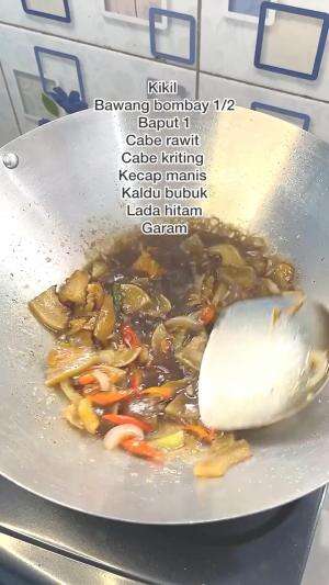 MENU MASAKAN RUMAHAN SIMPLE
“Kulit Sapi Lada Hitam”
#Cooking #inspiration #Menumasakanrumahan #Tips #Trik #Idejualan #ummuhusna
