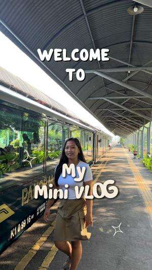 Hihi mini vlog naik kereta panoramic  #fyp #masukberanda  #Kereta Railfans  #kulinerkereta  #KAI121 