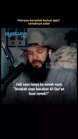 Merasa Bersalah Belum Ajari neneknya Shalat