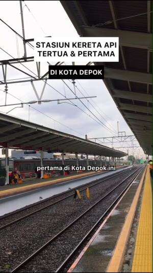 REVIEW STASIUN KERETA API TERBESAR DI KOTA DEPOK