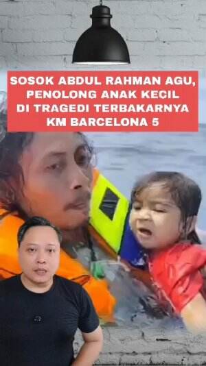 Sosok Abdul Rahman Agu penolong anak kecil di peristiwa terbakarnya KM BARCELONA 5 di Perairan Talise #abdulrahmanagu #kmbarcelona5 #manado 