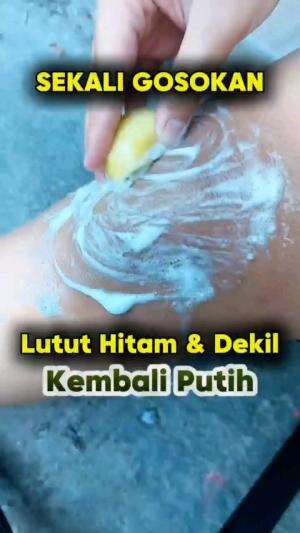 SEKALI GOSOKAN, LUTUT HITAM & DEKIL
KEMBALI PUTIH

#tipsandtrik #tips #trik #tutorial #kreatif #hiburan #inspirasi #inspiratif 