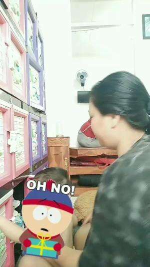 salah 1 rutinitas emak2 ? #Kaya Rame-rame  #BISMILLAH 