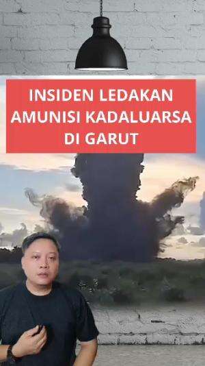 Insiden ledakan amunisi kadaluarsa di Garut Jawa Barat #insiden #amunisi #garut 