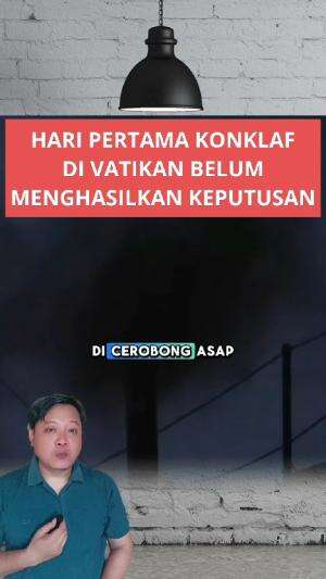 hari pertama konklaf di Vatikan belum menghasilkan keputusan siapa sosok paus yang baru #konklaf #pemilihanpaus #vatikan 