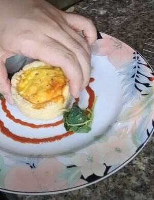Menu blasteran PRANCIS × KOREA, Korean Spicy & Cheesy Chicken Buldak Quiche. Fusion Ter-Enak #onlineauditionmci9