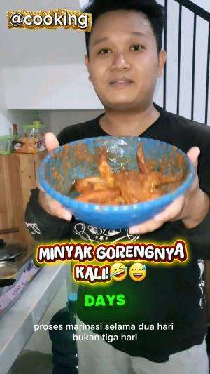 FRIED CHICKEN VIRAL ALA FRASTABEMASU PART 2😇😊 | KEGIATAN MEMASAK DI RUMAH😉 #RCTIPlus #shortplus #masak #cooking #friedchicken #food #resepru