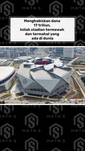 Pembangunannya menghabiskan 17 triliun, 
inilah stadion termewah dan termahal di dunia