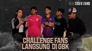 CHALLENGE FANS LANGSUNG DI GBK