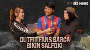 OUTFIT FANS BARCA BIKIN SALFOK!