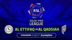 Al Ettifaq vs Al Qadsiah di RCTI+ SuperApp