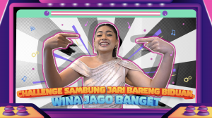 Challengen Sambung jari bareng biduan wina jago banget