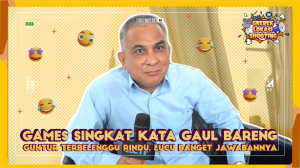Games Singkat Kata Gaul Bareng Guntur Terbelenggu Rindu, Lucu Banget Jawabannya