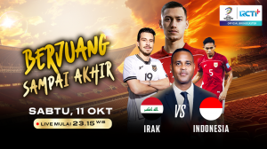 Streaming Irak vs Indonesia di RCTI+ SuperApp