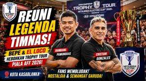 Dua Legenda Timnas Kumpul! Bambang Pamungkas dan Cristian Gonzales Ramaikan Trophy Tour Piala AFF 2026