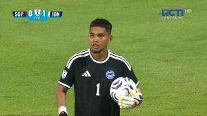 Best Safe Goal Keeper Singapura vs Indonesia