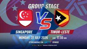 Promo AFF 2026 Singapore vs Timor Leste