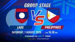 Promo AFF 2026 Laos vs Philippines