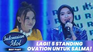 Lagi! 5 Standing Ovation Untuk Salma! - Indonesian Idol XII